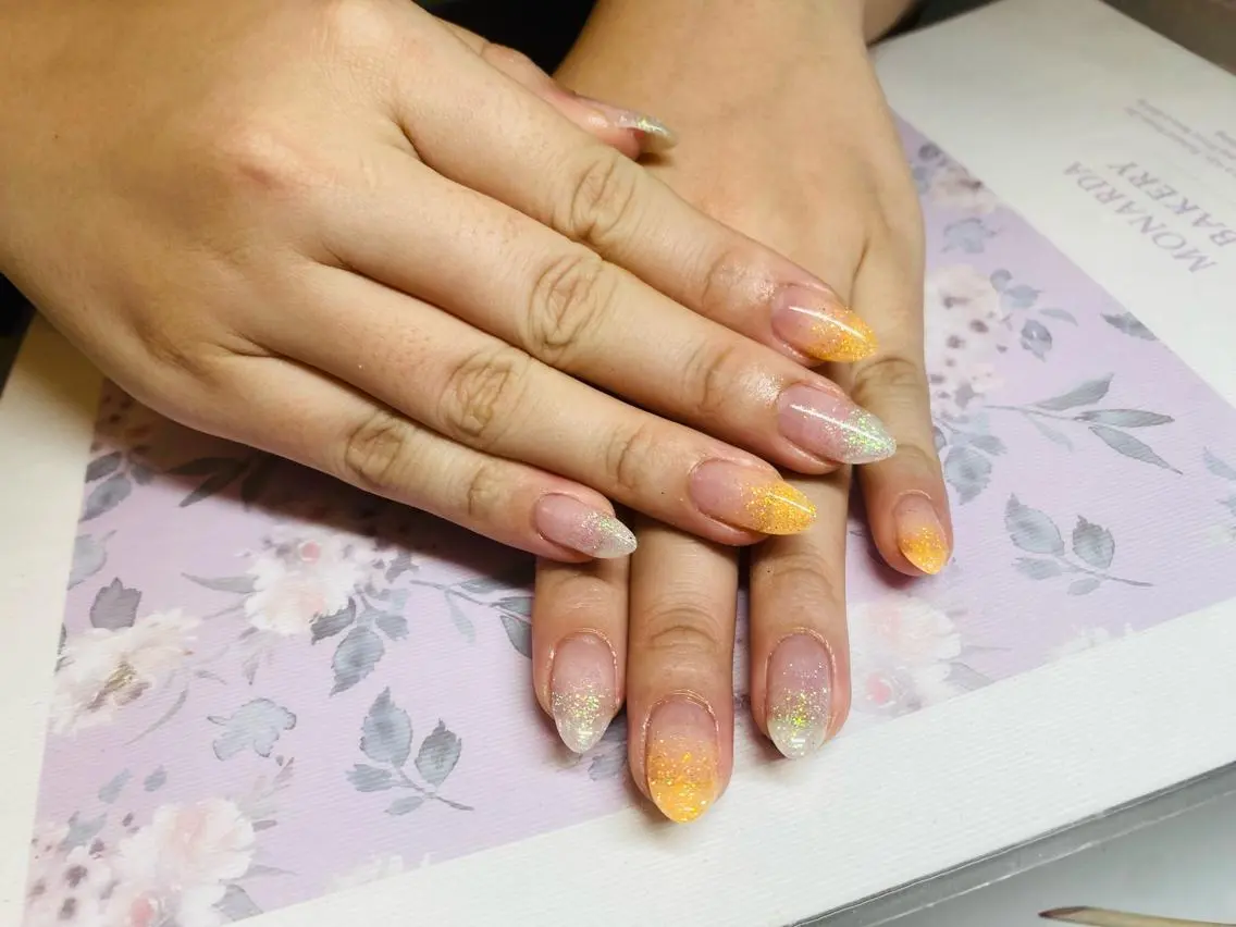 ネイル ラメ(グリッター) ハンドネイル Chandra nail&tarotのネイルデザイン