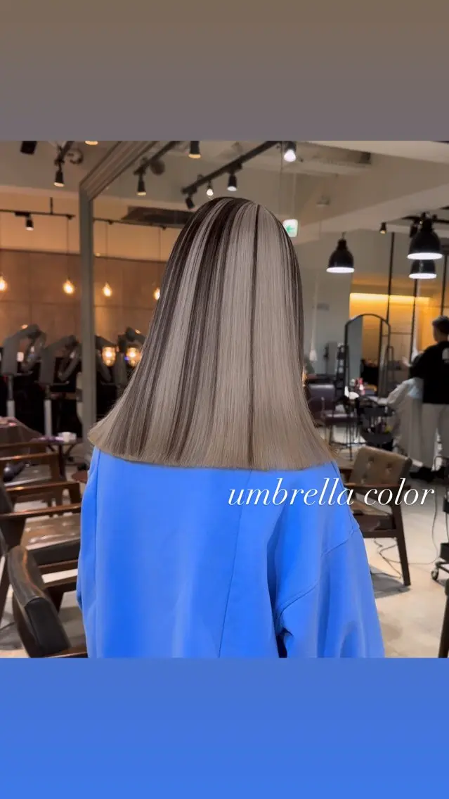 ミディアム カラー カット ヘアカラー トリートメント ヘアセット 💜ハイトーン💛 マジカルかいちゃんのヘアスタイル