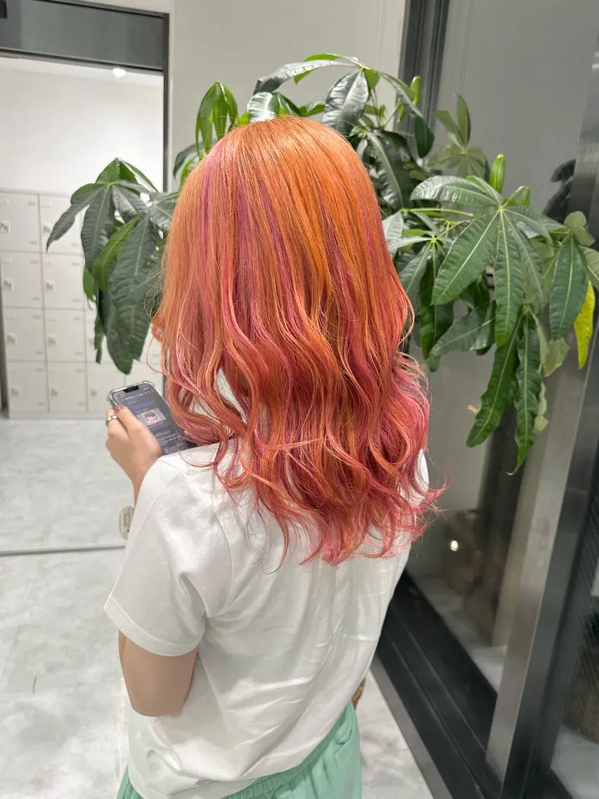 ロング カラー ヘアアレンジ メンズ ヘアカラー トリートメント ヘッドスパ ヘアセット 🌈トレンドヘア 🌈WATARU🌈のヘアスタイル