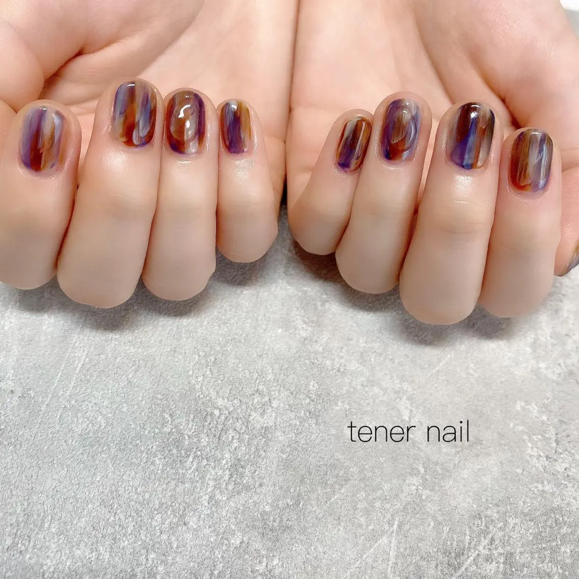 ネイル ハロウィン ニュアンスネイル テネルネイル tener nailのネイルデザイン