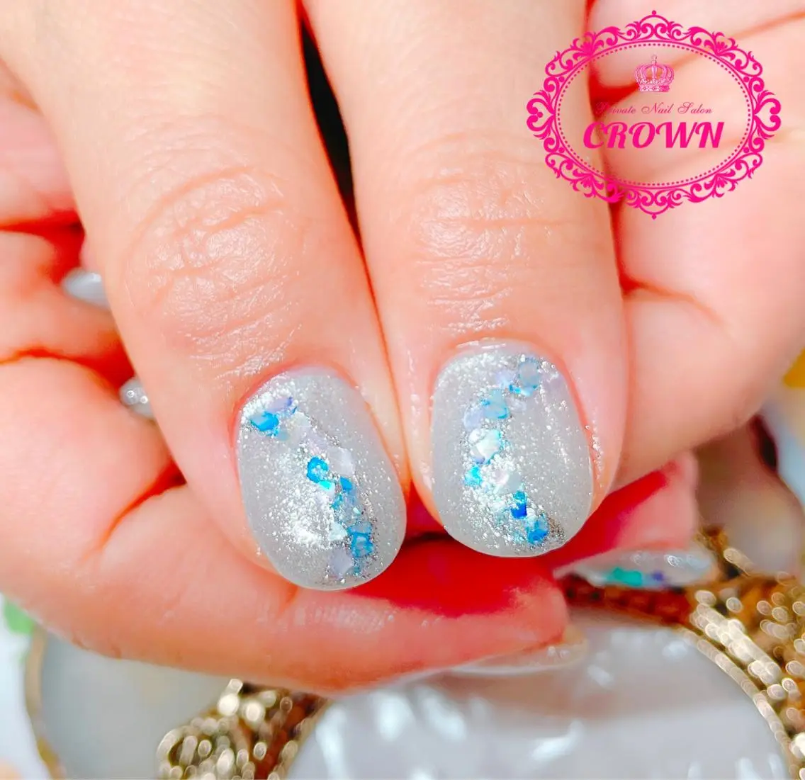 ネイル ハンドネイル CROWN プライベートサロンのネイルデザイン