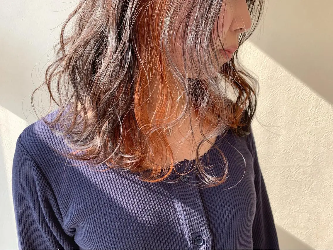 ミディアム カラー インナーカラー 立川 奈那子のその他イメージ