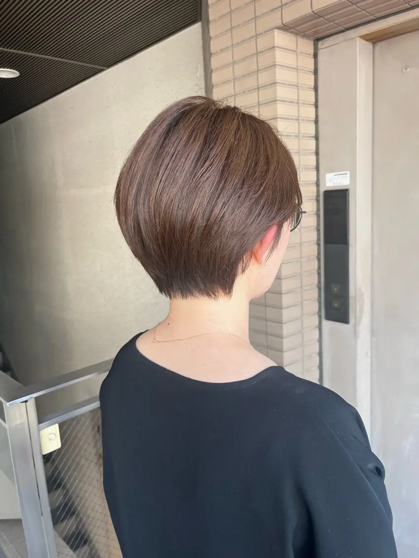 ショート カラー カット ヘアカラー トリートメント 🍀ナガヤマ ヒデアキ🍀のヘアスタイル