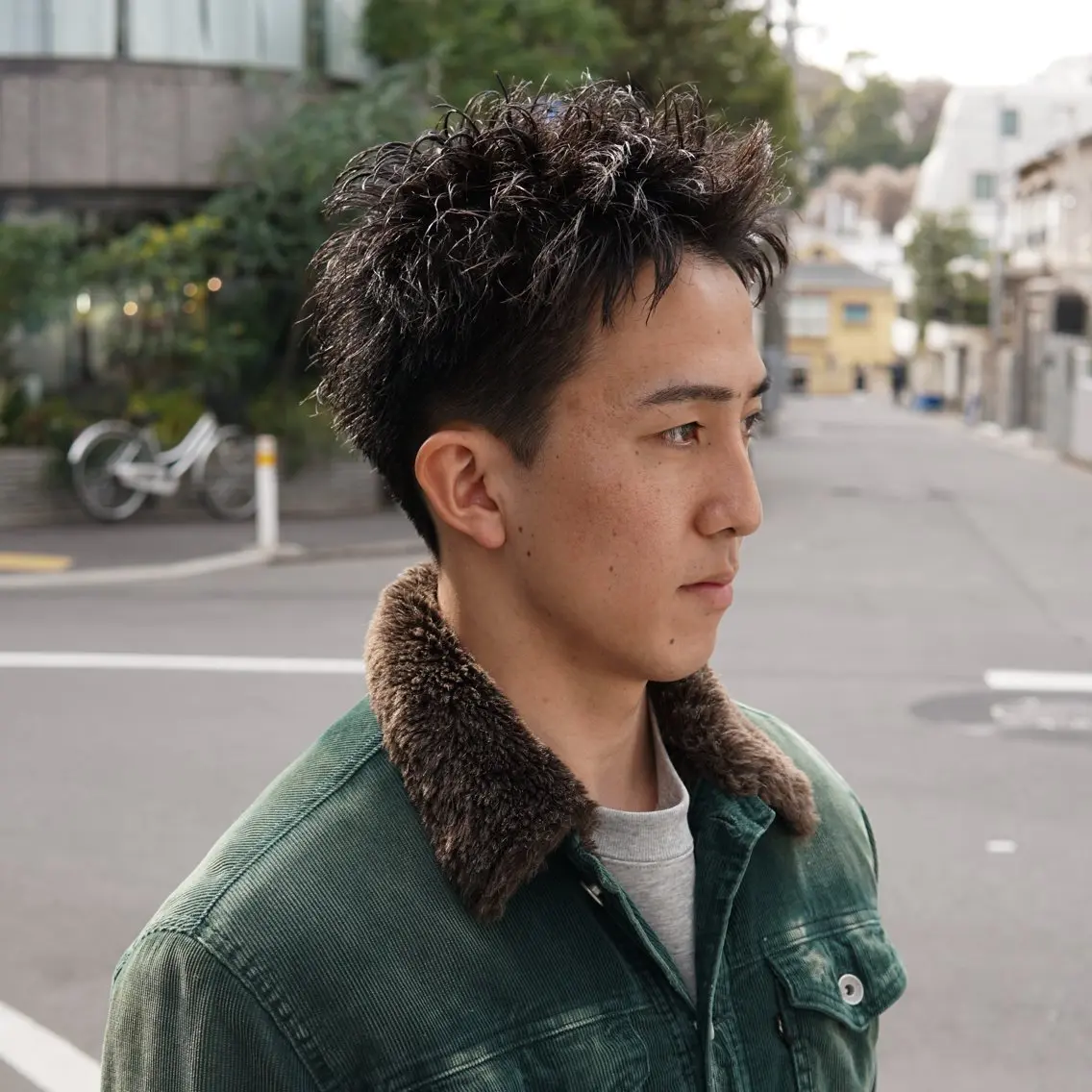 メンズ メンズパーマ メンズショート スパイキーショート 刈り上げ カット パーマ メンズヘア/ショート ヘア/takuyaのヘアスタイル