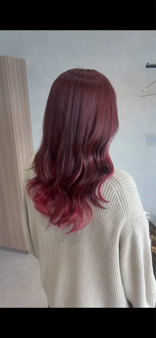 カラー 中村 真珠のヘアスタイル