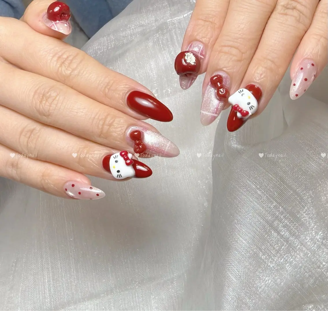 ネイル ハンドネイル 🎀Today nail💅のネイルデザイン