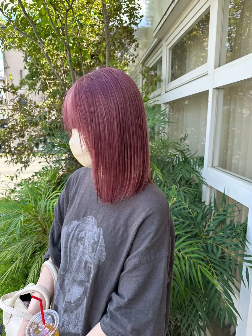 ミディアム ヘアカラー 大橋 聖哉のヘアスタイル
