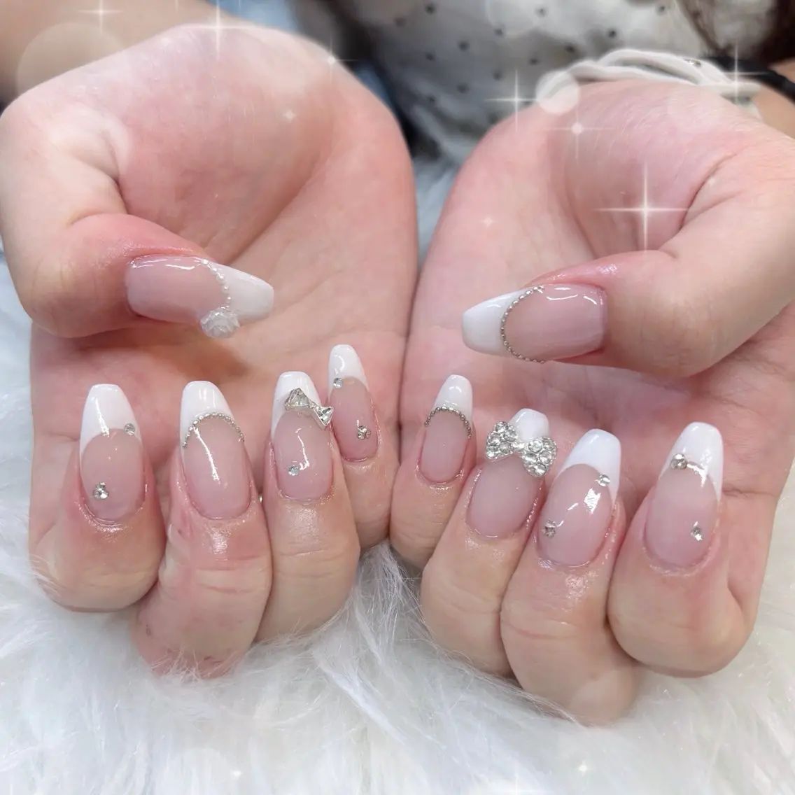 ネイル ハンドネイル Blue daisy 栄本店のネイルデザイン