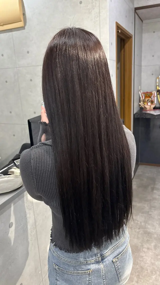 ロング ショートボブ ボブ ハイライト 髪質改善 レイヤーカット トリートメント REVE 美容室のヘアスタイル