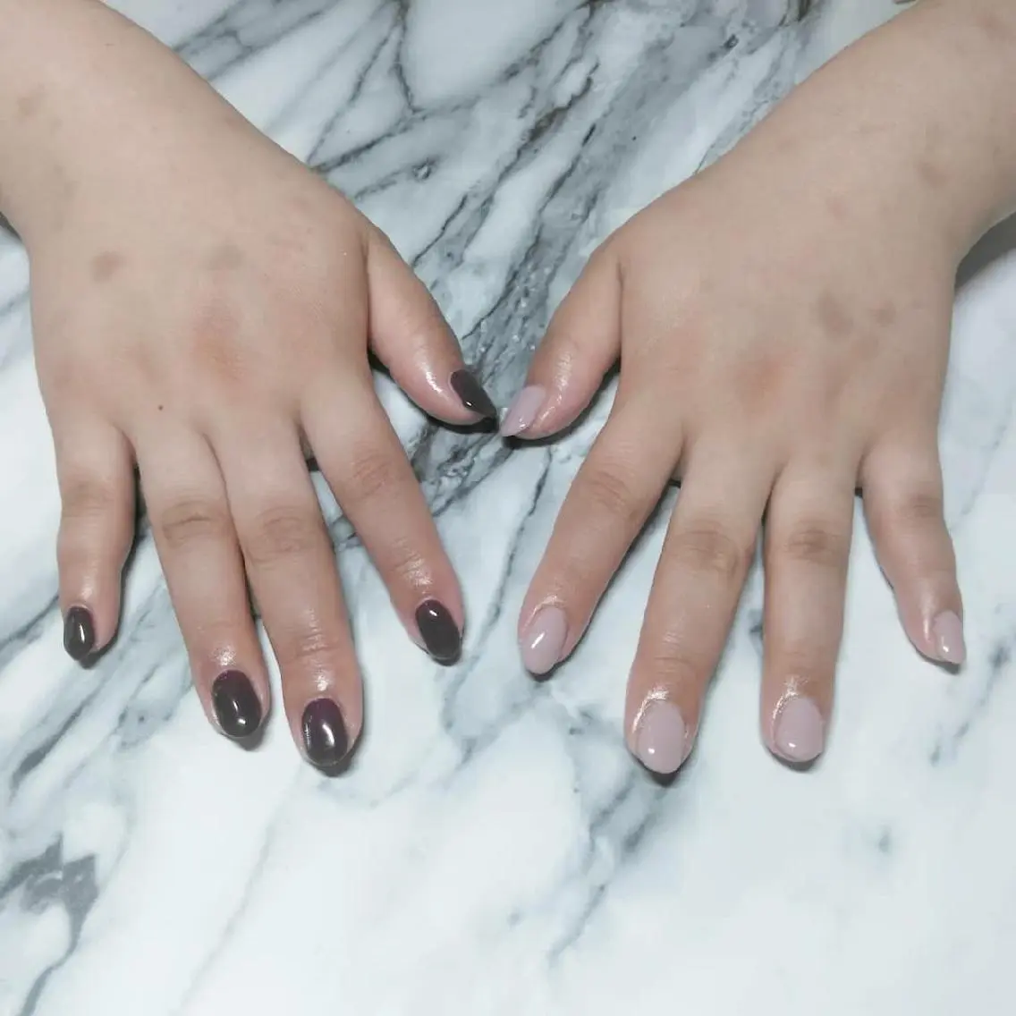 ネイル パープル lylynail YUUKAのネイルデザイン