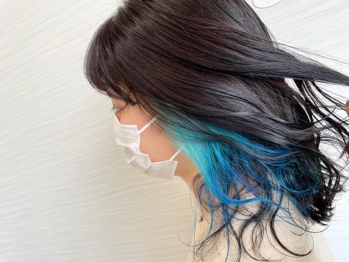 ミディアム カラー ブリーチ ヘアカラー LaRmE Ayumi.のヘアスタイル