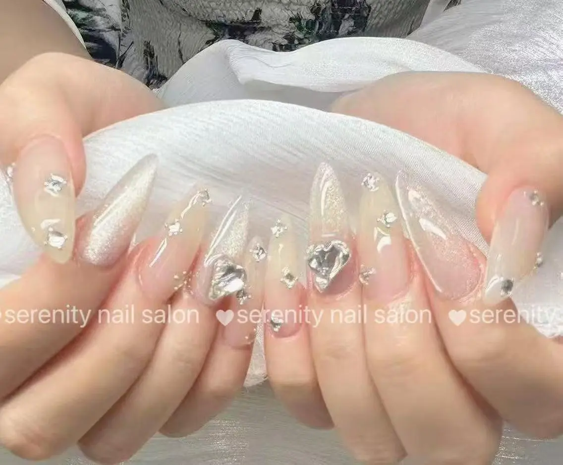 ネイル 長さ出し 持ち込み ワンホンネイル ハンドネイル ハンドケア ✨Serenity Nail salonのネイルデザイン