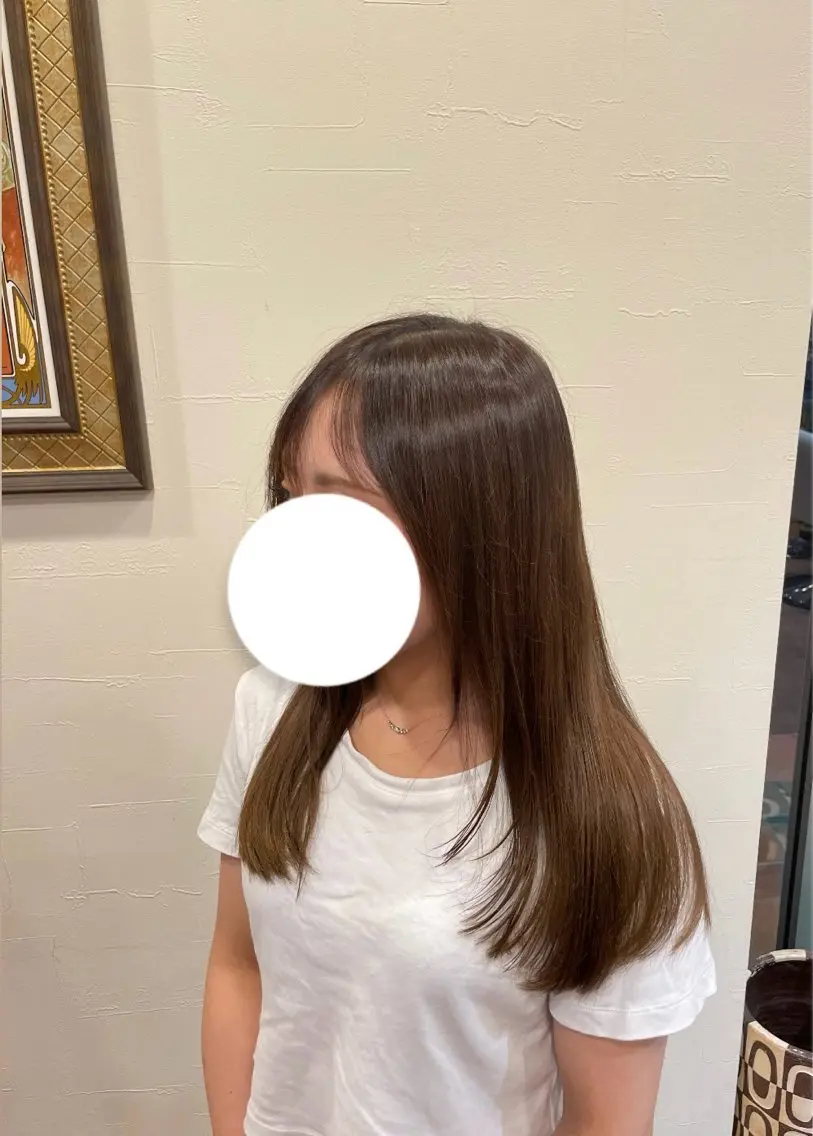 ロング 顔まわりレイヤー 顔周りカット レイヤーカット DEURA(デウラ) ✂のヘアスタイル