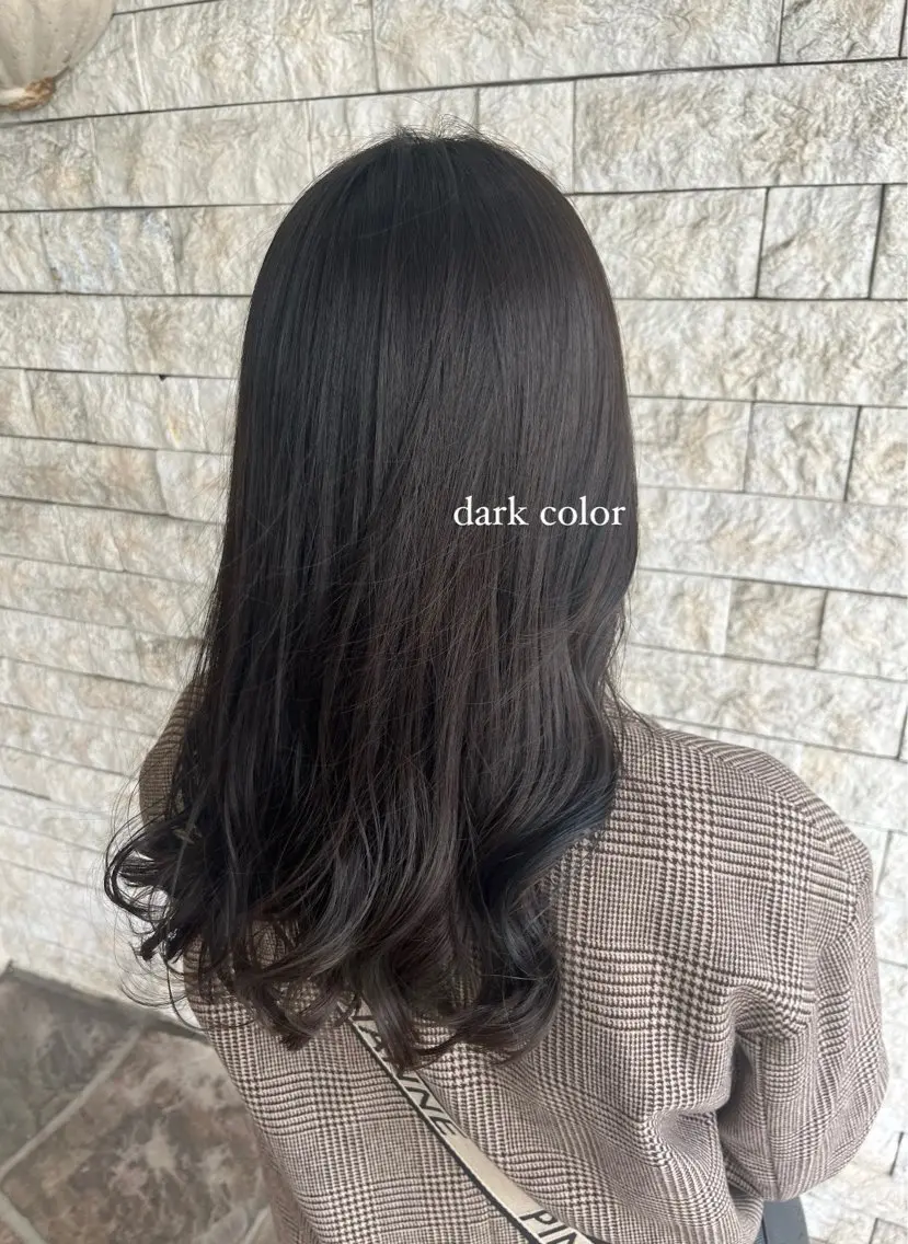 ロング カラー カット ヘアカラー トリートメント 透明感カラー／ 艶感カラー／RAMUのヘアスタイル