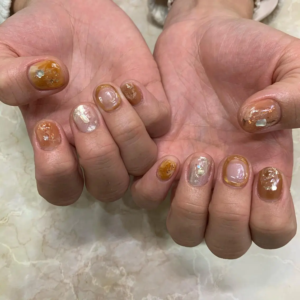 ネイル 新宿ニュアンスネイル makotoのネイルデザイン