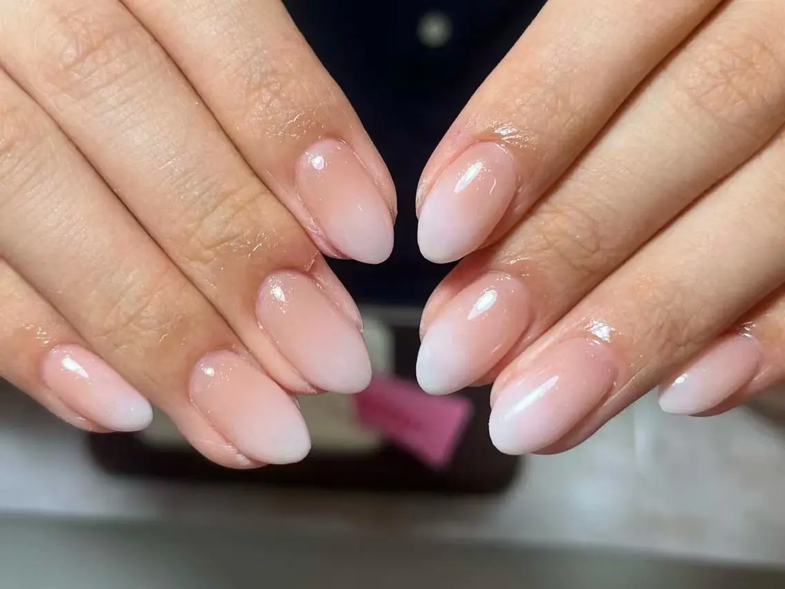 ネイル ハンドネイル ユリ🎀長さだし/ パラジェル/持ち込みのネイルデザイン