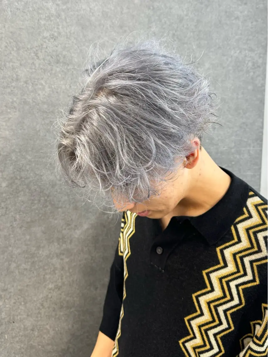 カラー メンズ ✨金沢No.1✨ カット最安値‼️のヘアスタイル