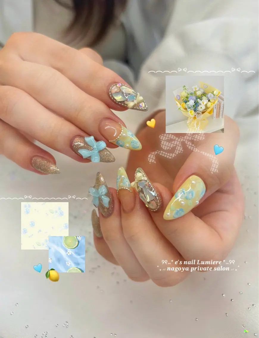 ネイル ハンドネイル ハンドケア e’s nail Lumièreのネイルデザイン