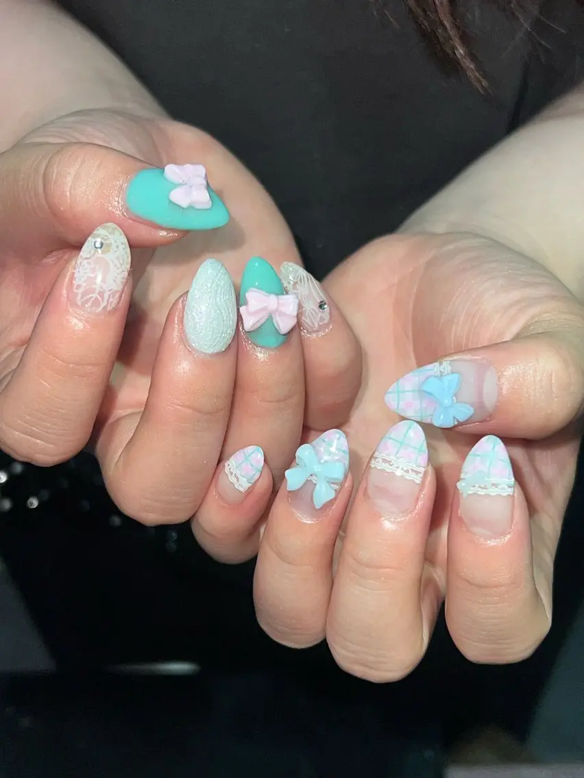 ネイル ハンドネイル Hata nail 🎀個性派ニュアンスのネイルデザイン
