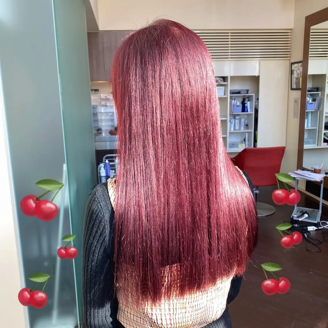 ロング カラー 色落ちまで可愛い🧚 心斎橋hikaruのヘアスタイル