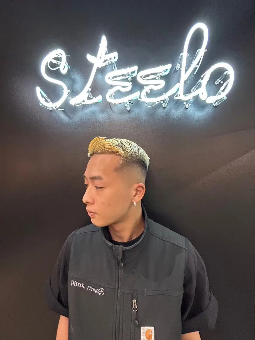 ショート カラー メンズ カット ヘアカラー トリートメント lana hair 新宿/髪質改善のヘアスタイル