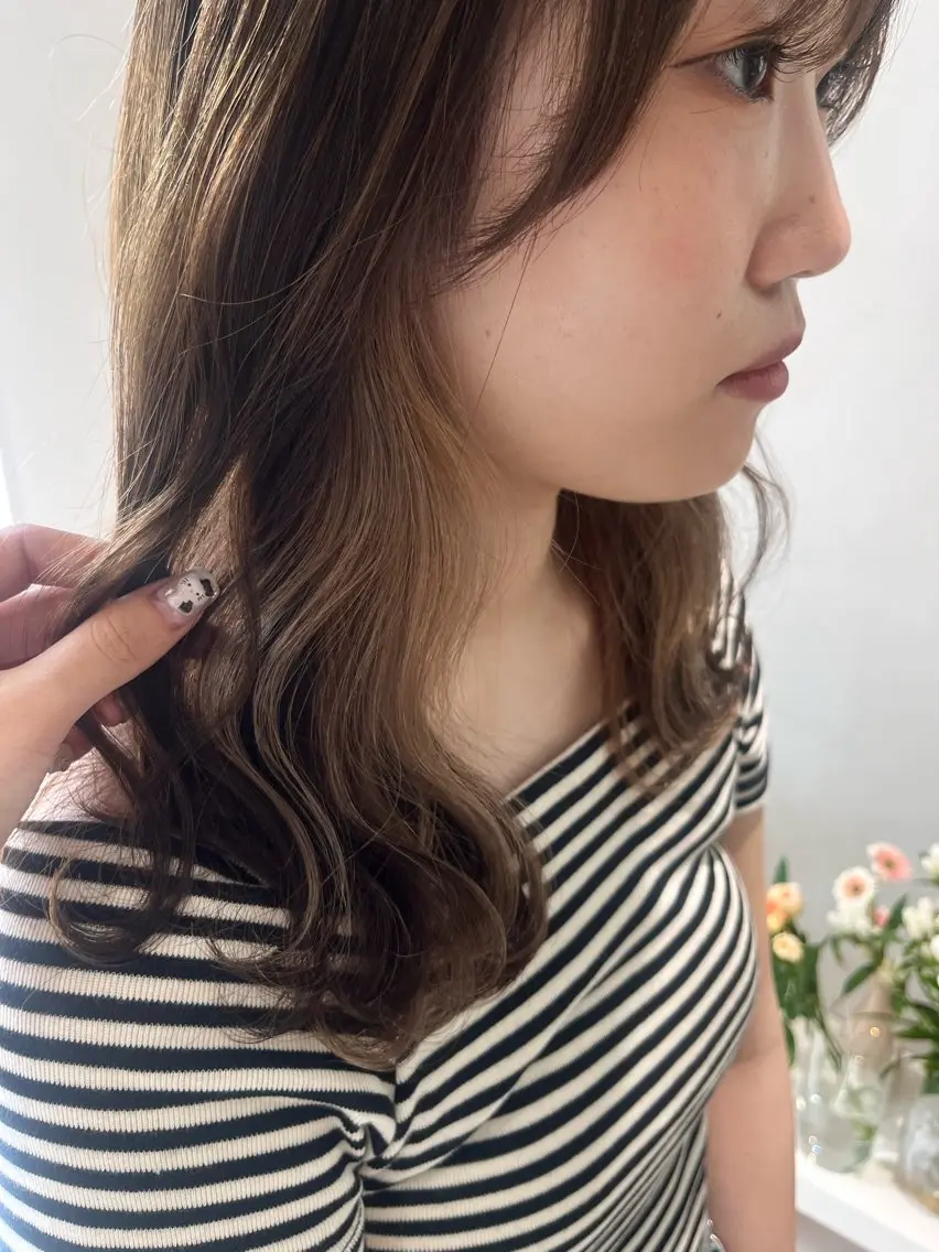 ロング カラー 暖色カラー／ ヘアセット🌛櫻井舞のヘアスタイル