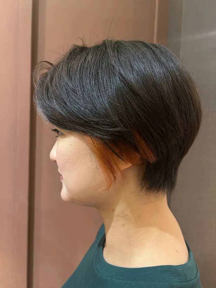 ショート カット 🍀小顔ショート🍀 有賀祐貴のヘアスタイル