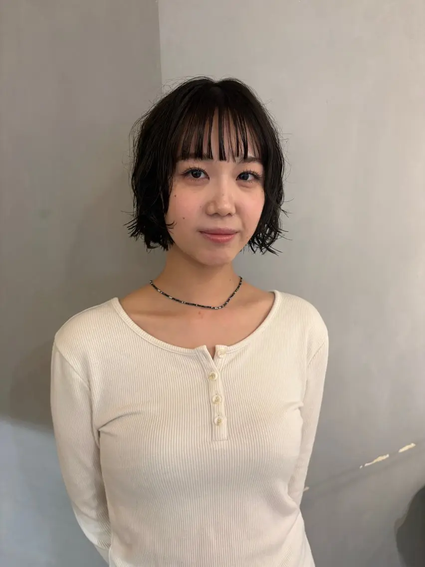 ショート カット パーマ パーマ/ボブ,ロング ヤマシタミウ🌀のヘアスタイル