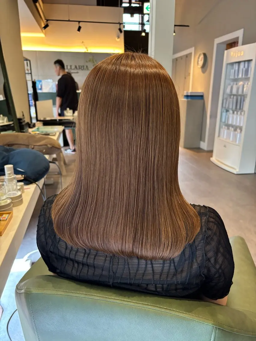 ミディアム カラー reciel / rinaのヘアスタイル