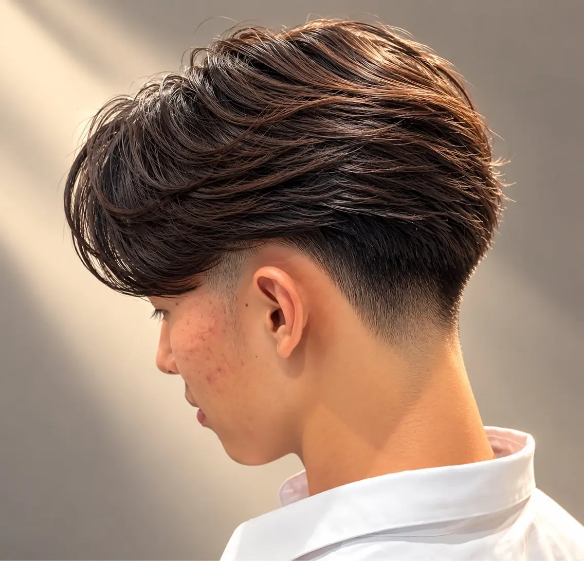 パーマ メンズ フェザーパーマ メンズパーマ カット パーマ 千葉 毛流れ特化 メンズパーマ 泉将太のヘアスタイル