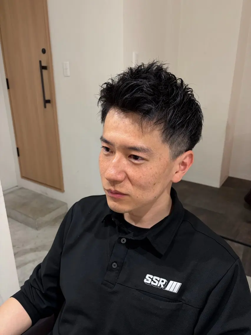 メンズ メンズカット attraitななかのヘアスタイル