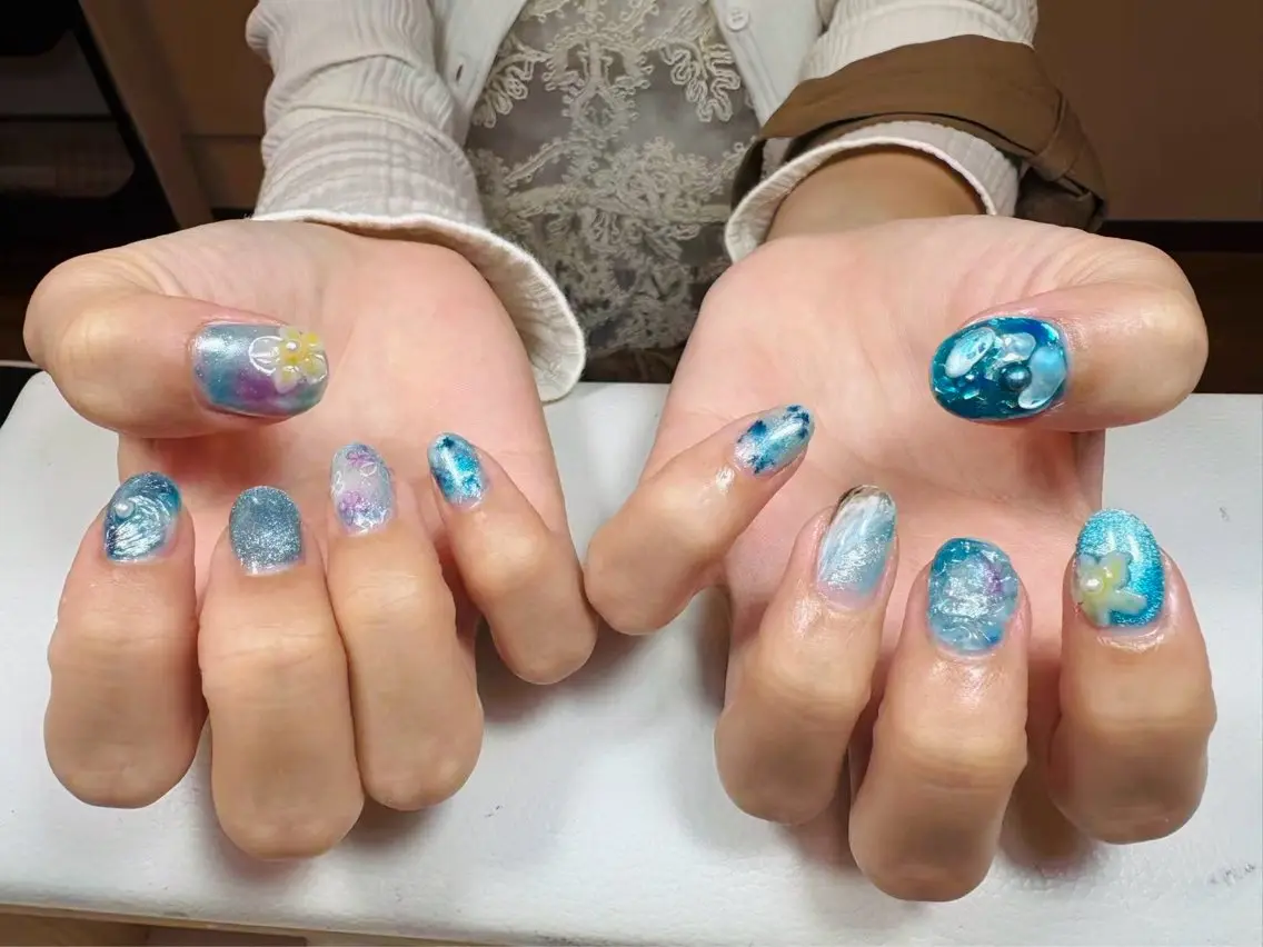 ネイル ハンドネイル リセス 高田馬場💎のネイルデザイン