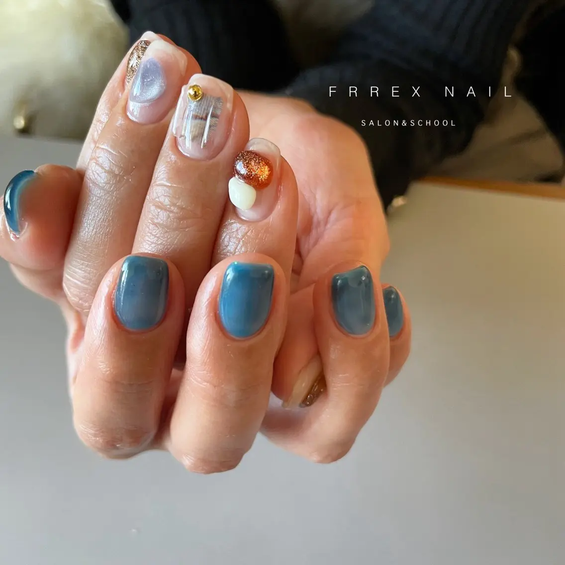 ネイル ハンドネイル ハンドケア freex nail /ニュアンス/個性派のネイルデザイン