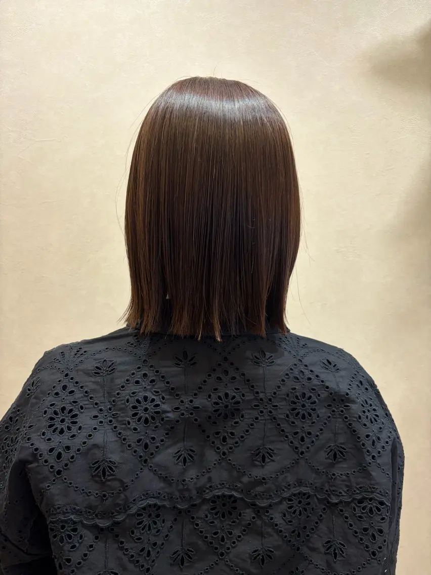 ミディアム ボブ トリートメント トリートメント Ha naのヘアスタイル