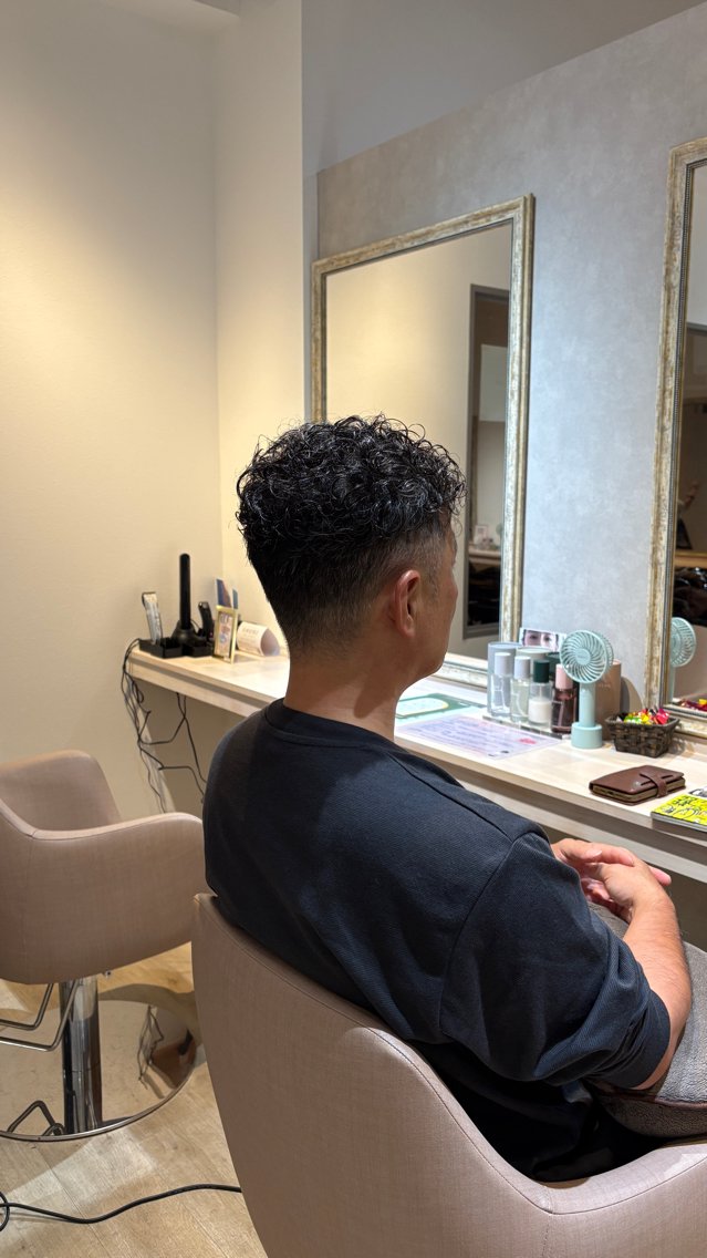 パーマ メンズ メンズパーマ カット パーマ soelいずみ野🌱 高橋のヘアスタイル