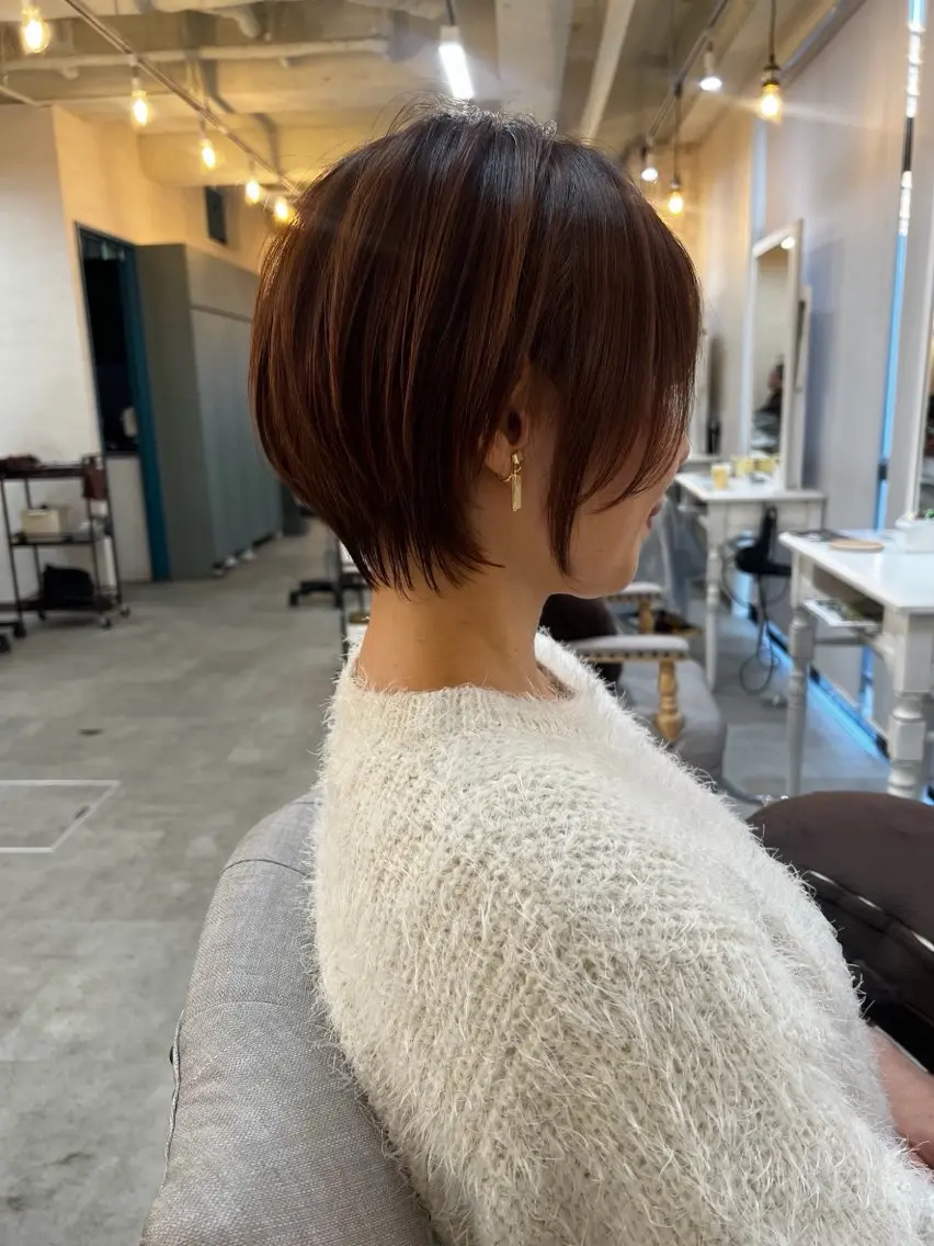 ショート ショートヘア 有田 奨のヘアスタイル