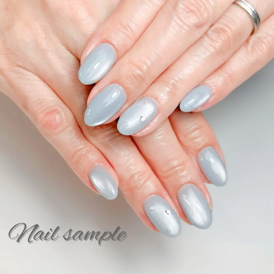 ネイル マグネットネイル ワンカラーネイル シンプルネイル ハンドネイル ハンドケア nail shizukaのネイルデザイン