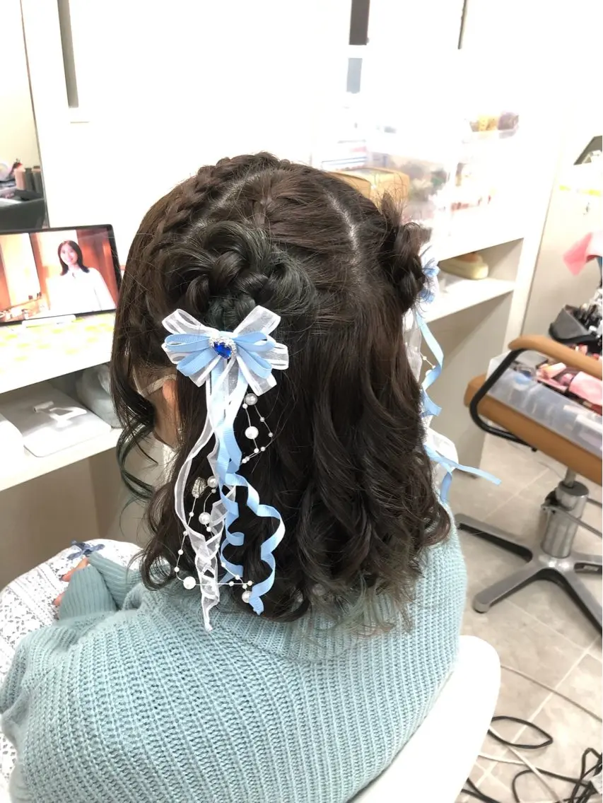 ミディアム ヘアセット laera.gtd SATOのヘアスタイル