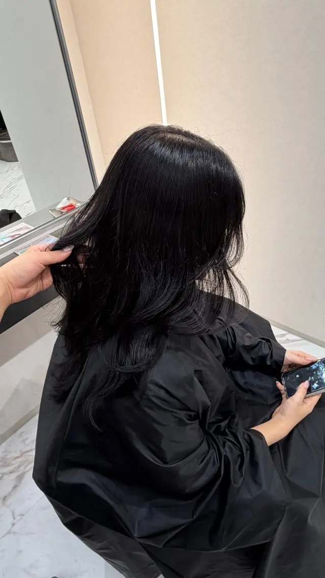 ロング カラー ヘアアレンジ ヘアカラー トリートメント かんな/カラーモデル 募集中🪽/表参道のヘアスタイル
