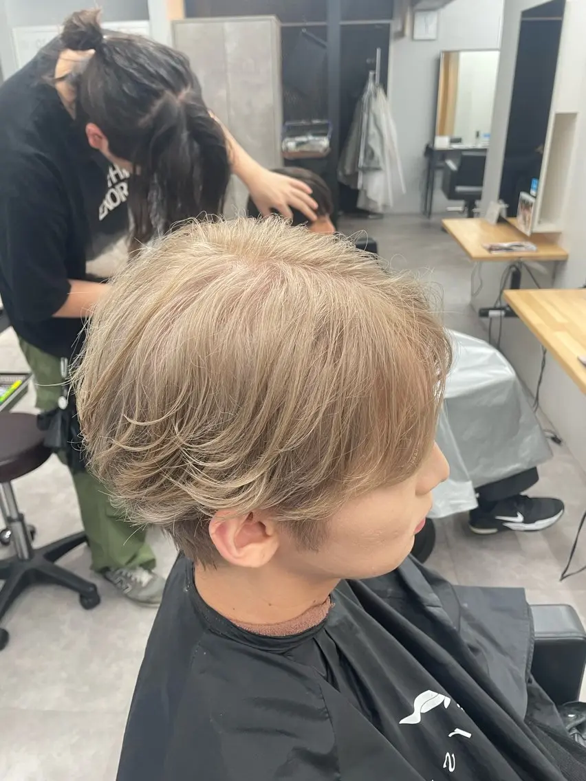 カラー 北千住No1 二田健吾‼️のヘアスタイル