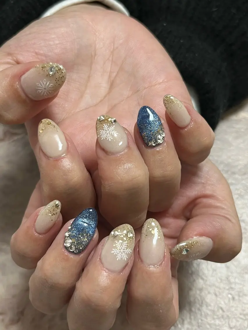 ネイル 冬ネイル Will nail salonのネイルデザイン