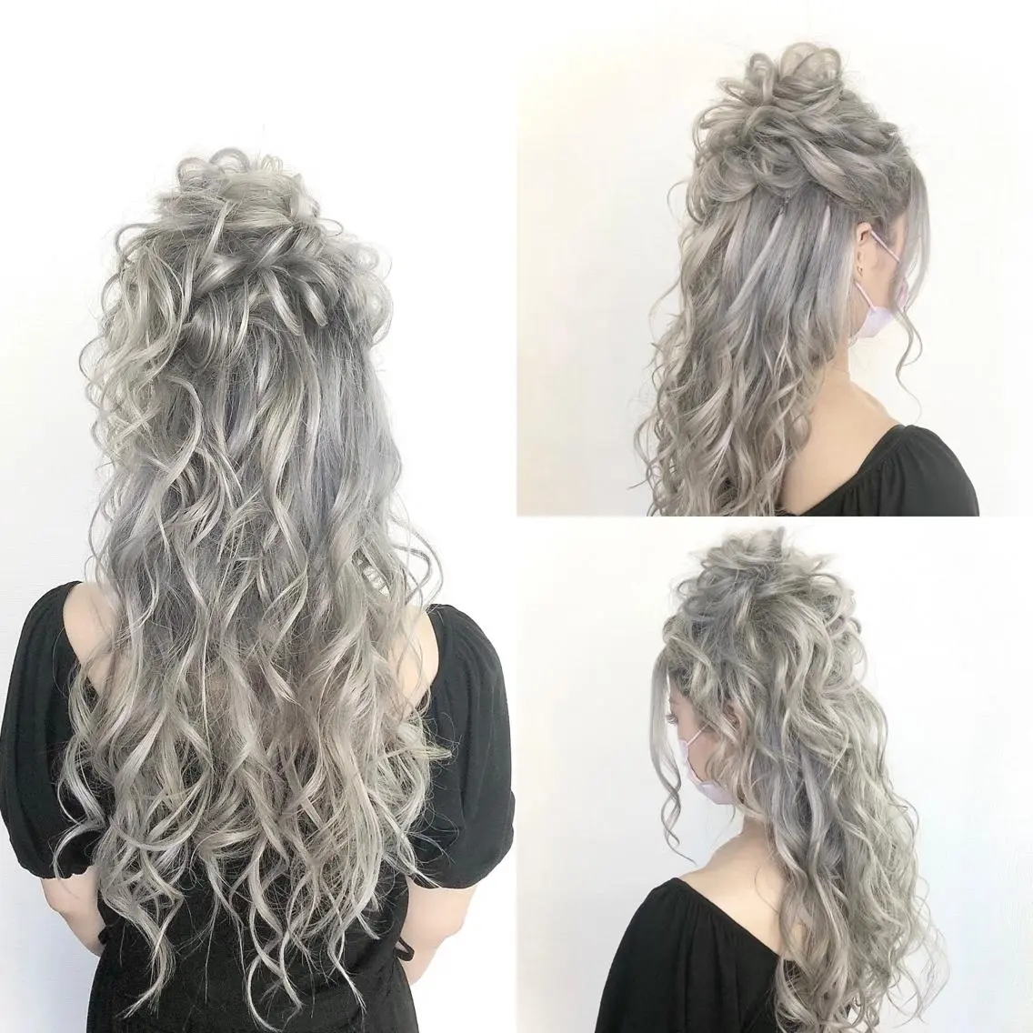 ロング カラー ヘアアレンジ メンズ キッズ カット ヘアカラー エクステ ✨最強美容師✨ 💙にっしー西村💙のヘアスタイル