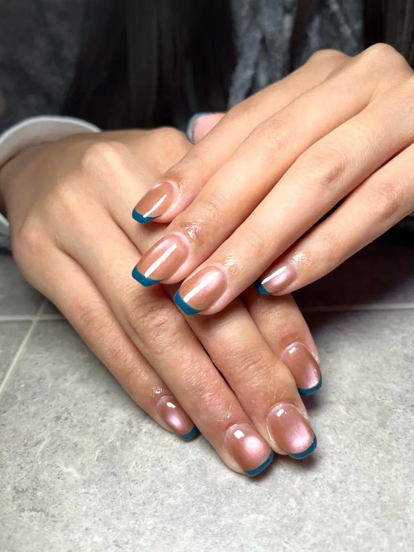ネイル フレンチネイル ワンカラーネイル 🌻Sunrich Fuka🌻のネイルデザイン