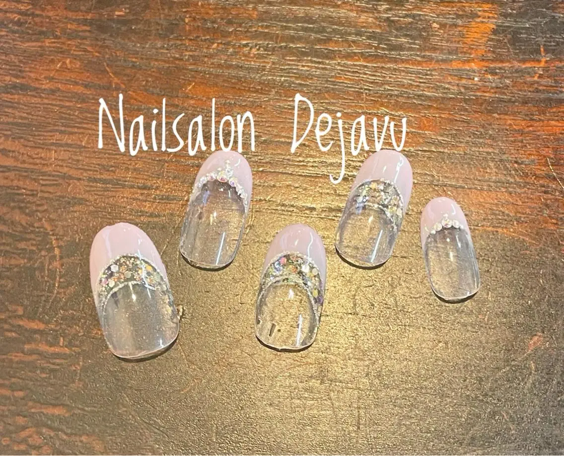 ネイル アートネイル フレンチネイル 春ネイル ハンドネイル Nailsalon Dejavuのネイルデザイン