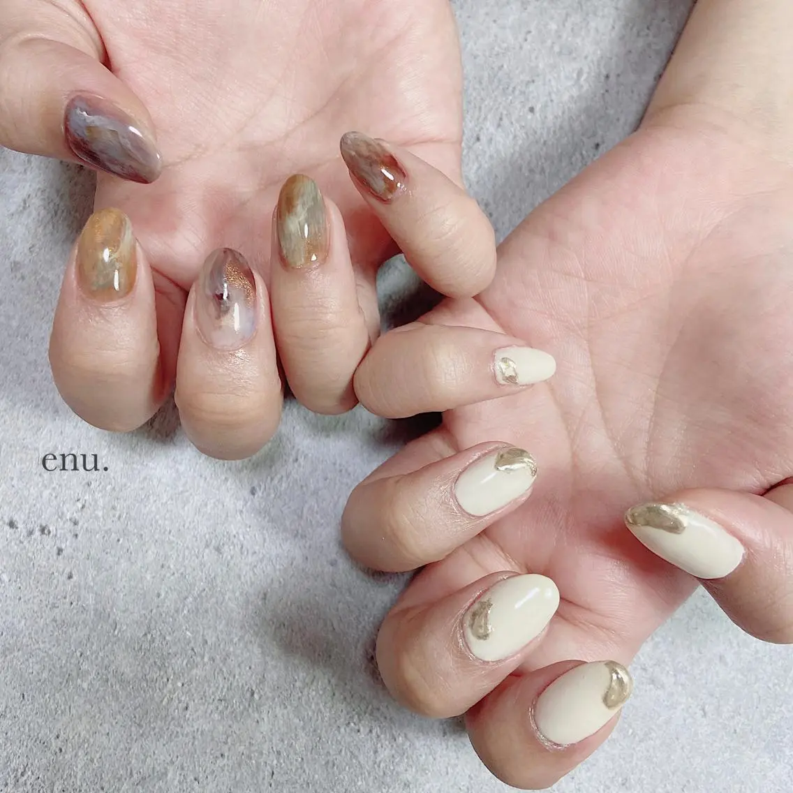ネイル ハンドネイル enu. nanakoのネイルデザイン
