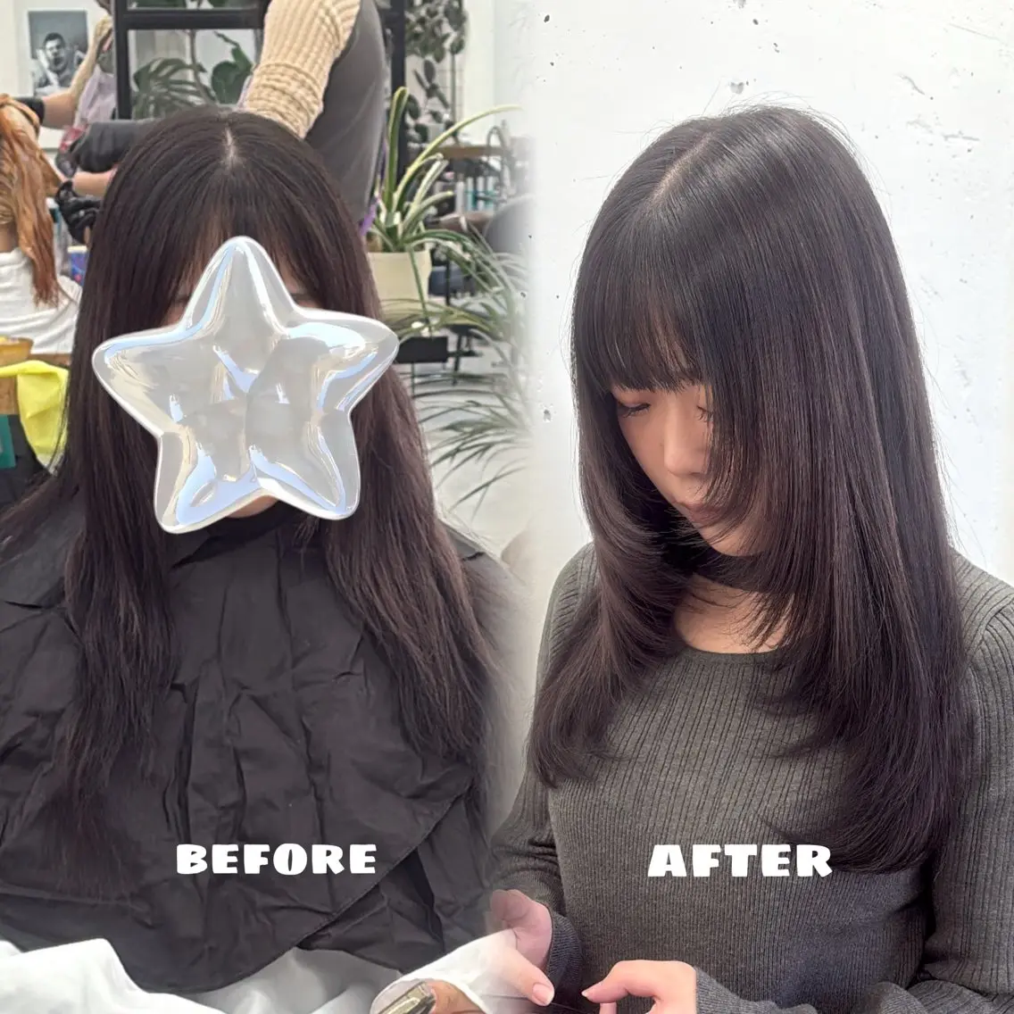 ロング 顔まわりレイヤー 顔周りカット レイヤーカット 🌟ゆりあ🌟 JILLSTUDIOのヘアスタイル