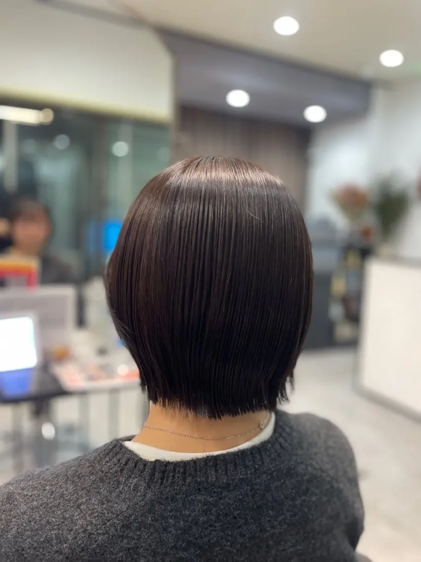 💇🏼♀️レディースショートグラカット💇🏼♀️シャンプーブロー込みの写真