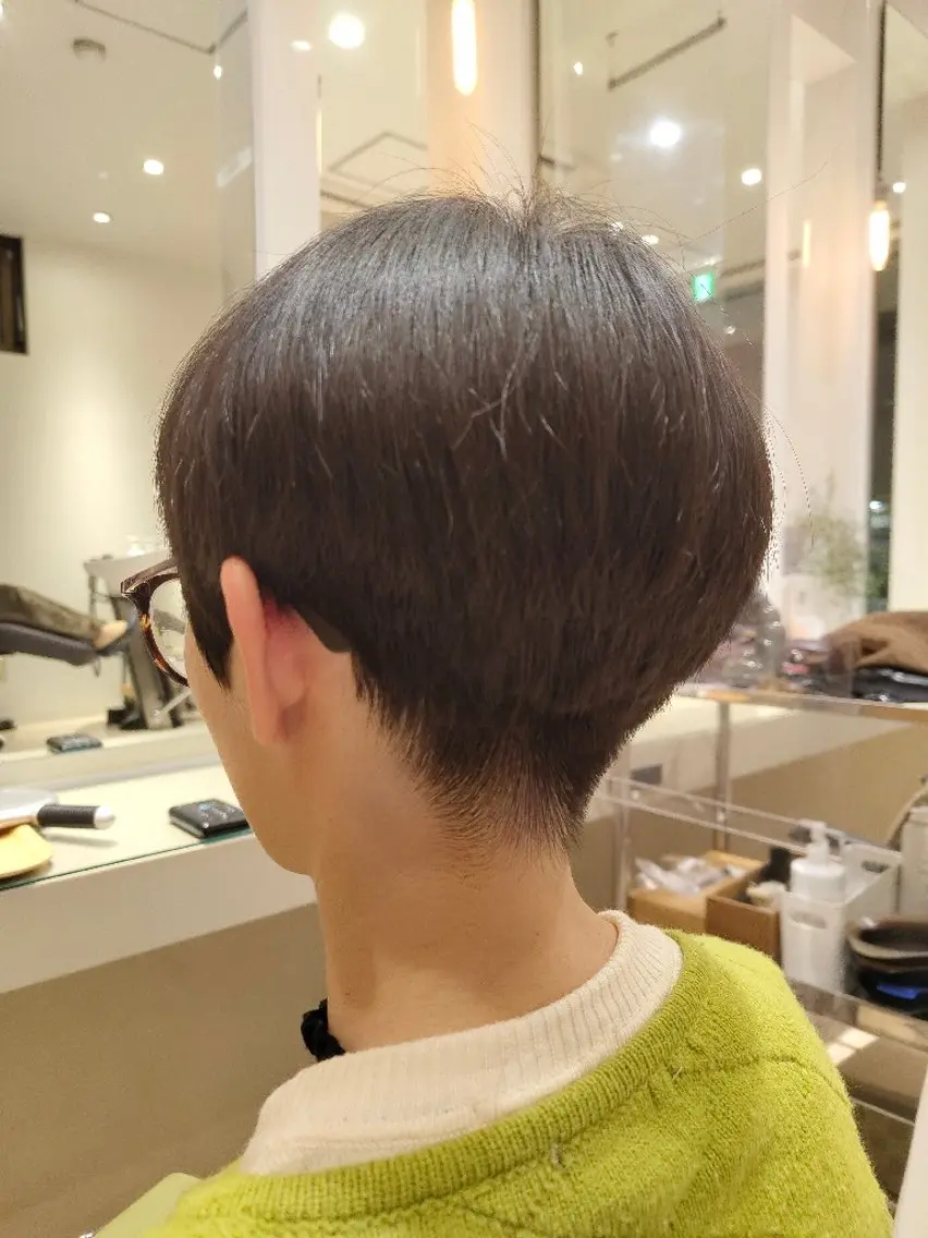 ショート ハンサムショート ショートヘア カット Fucai tomocoのヘアスタイル