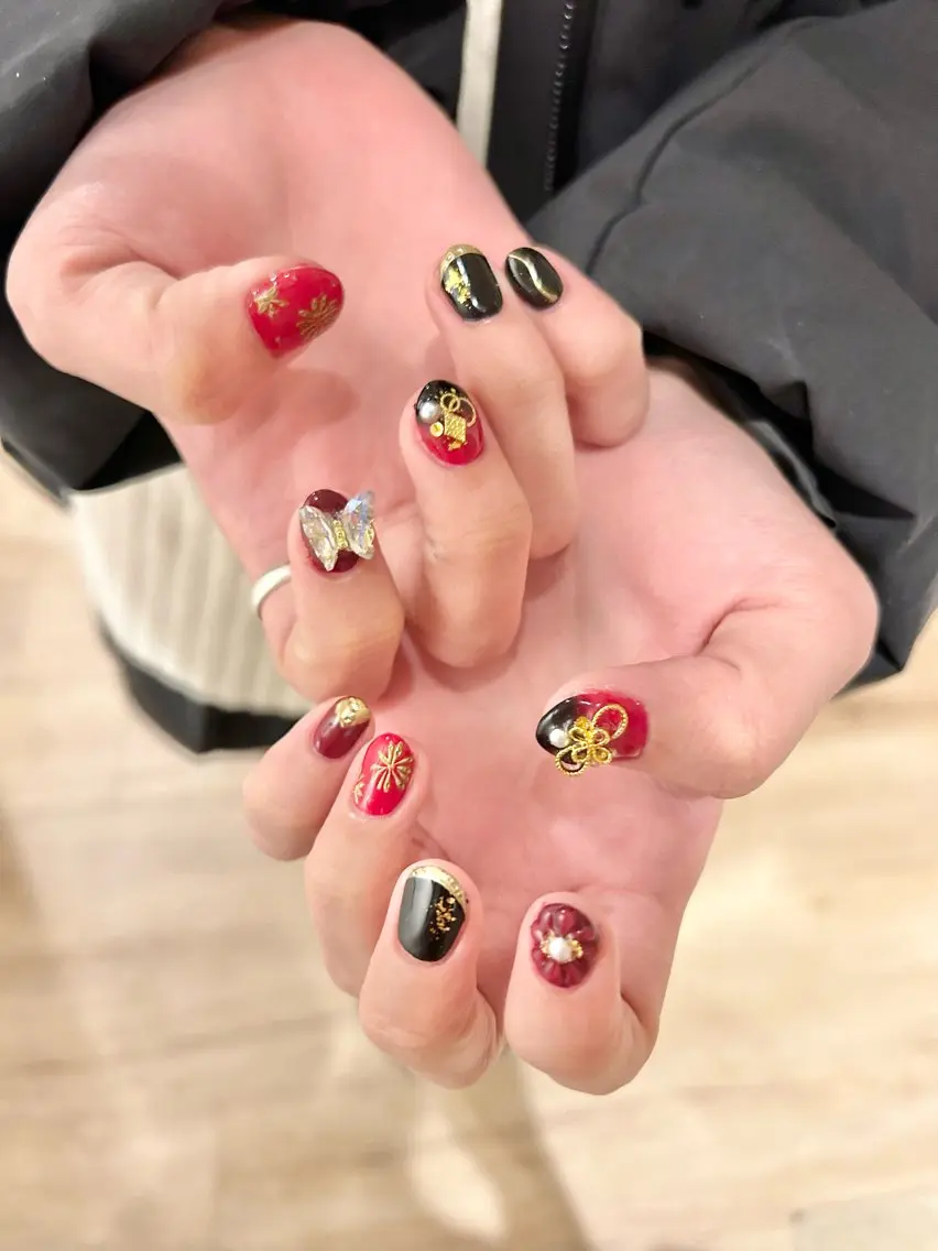 ネイル フットネイル ジェルネイル 持ち込み ニュアンスネイル パラジェル ハンドネイル Bianca 今池店  rinnのネイルデザイン