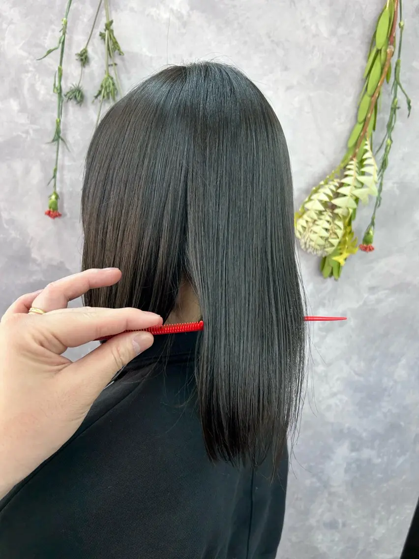 セミロング 縮毛矯正 AN'TIA小作代表 ⭐︎kazuma⭐︎のヘアスタイル